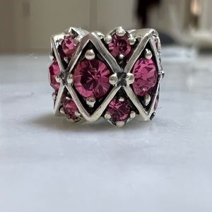 925 STERLING SILVER WITH SWAROVSKI CRYSTALS CHARM - CHAMILIA